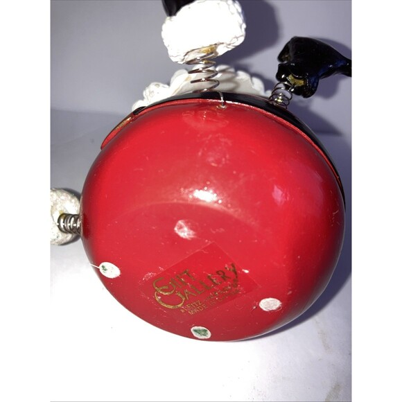 Fitz And Floyd Essentials Jiggling Christmas FF Jiggle Eyes Hand Feet Santa - Picture 4 of 6